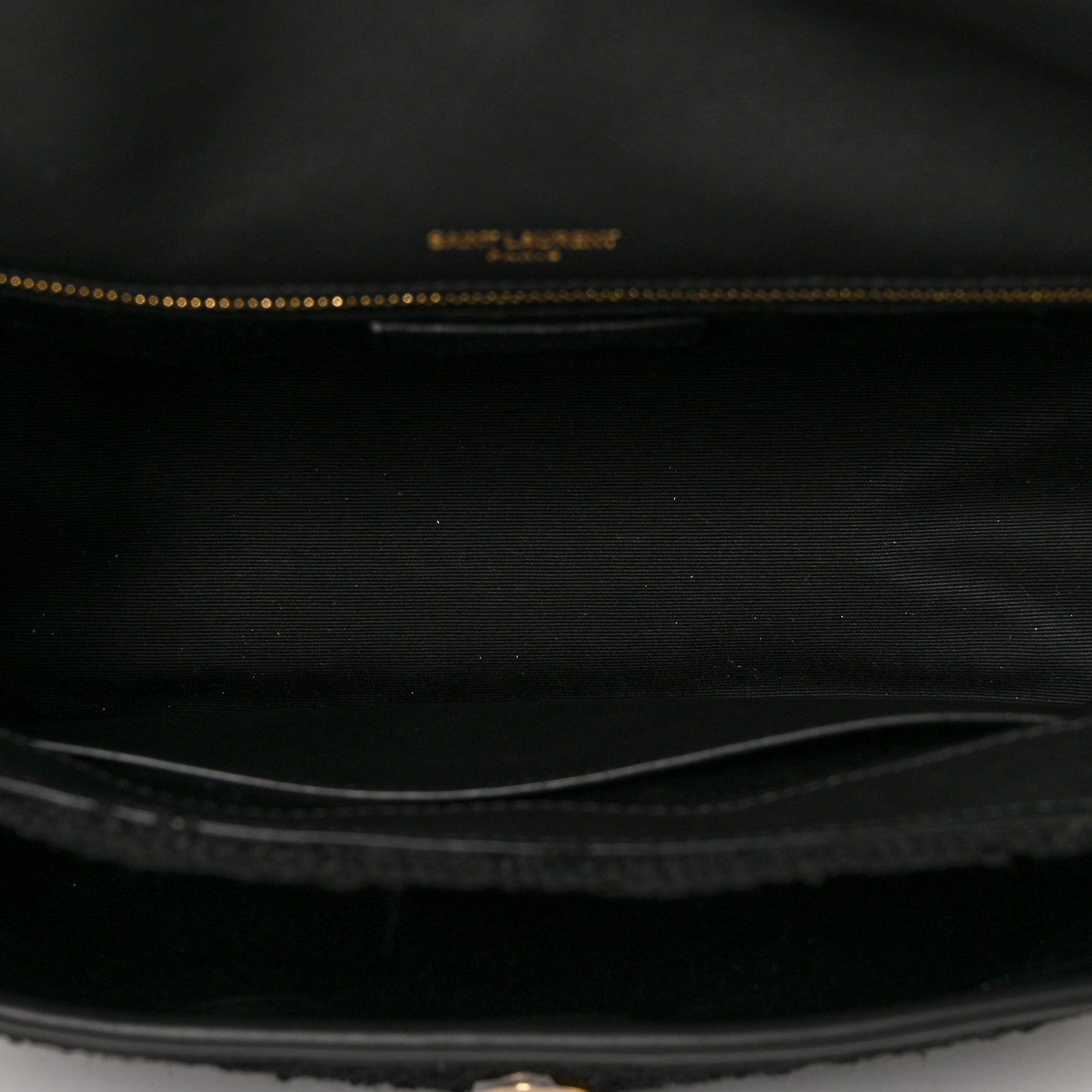 Boucle Tweed Monogram Medium Niki Chain Satchel Black