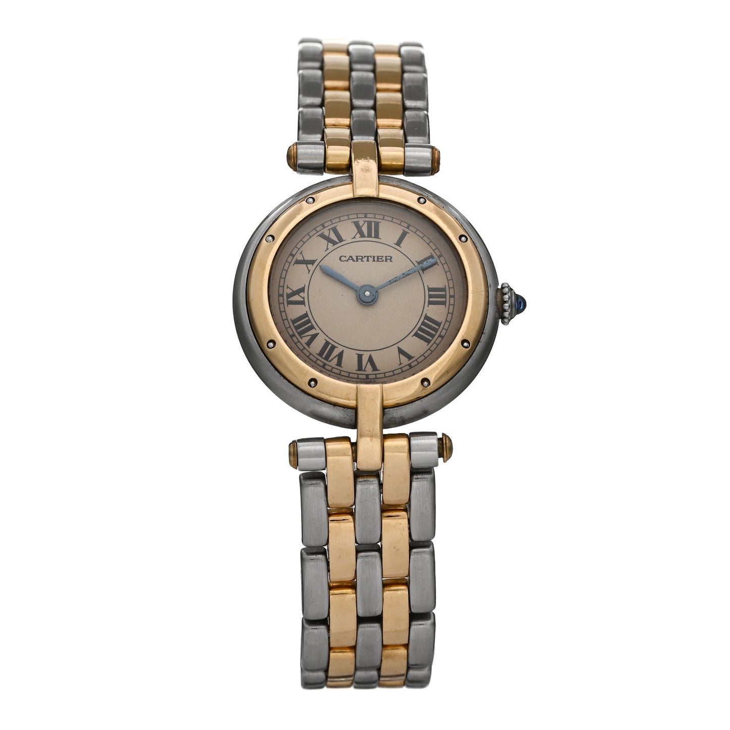 Stainless Steel 18K Yellow Gold 24mm Panthere Vendome Quartz Watch