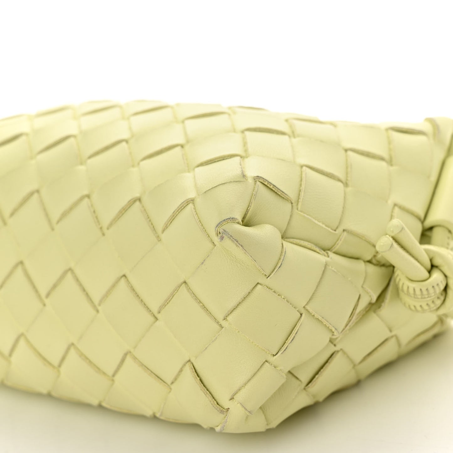 Nappa Intrecciato Mini Loop Camera Bag Lemon Washed