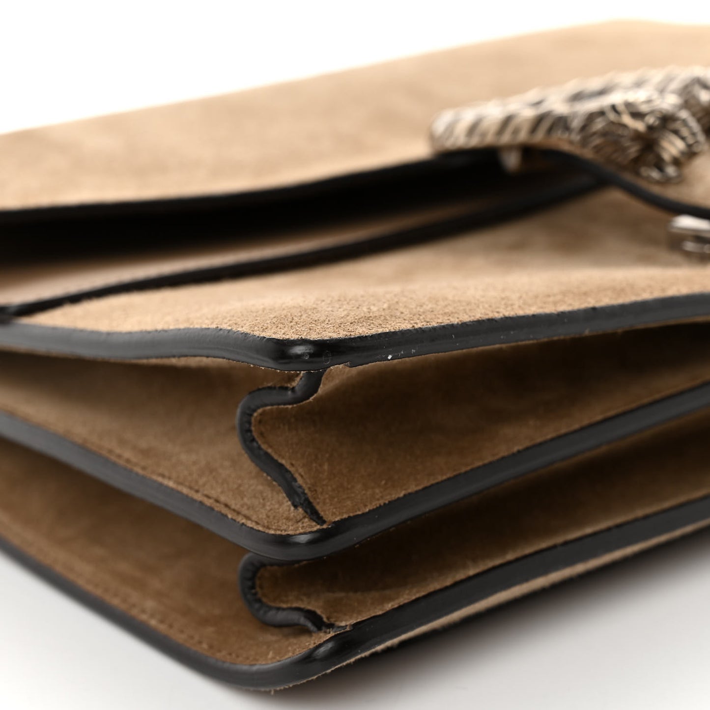 Suede Medium Dionysus Shoulder Bag Taupe