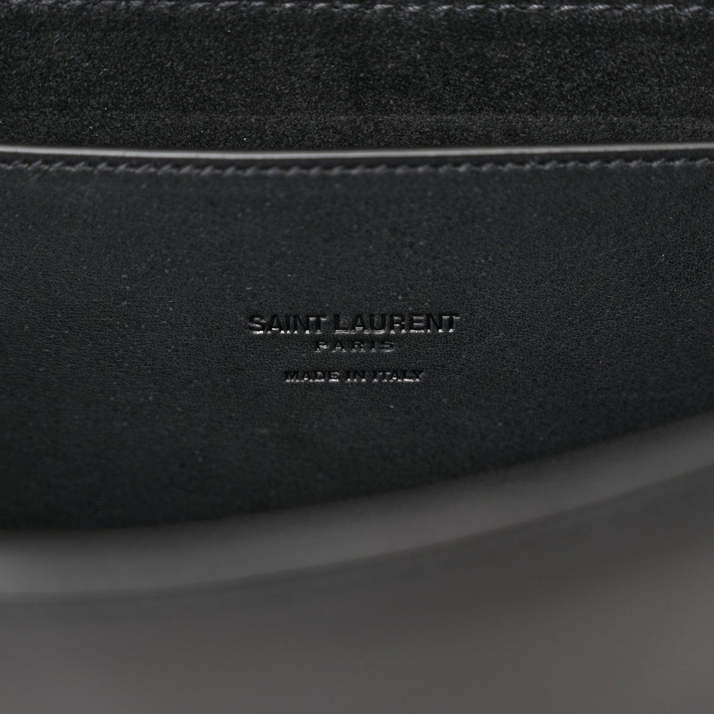 Smooth Calfskin Monogram Medium Kaia Satchel Black