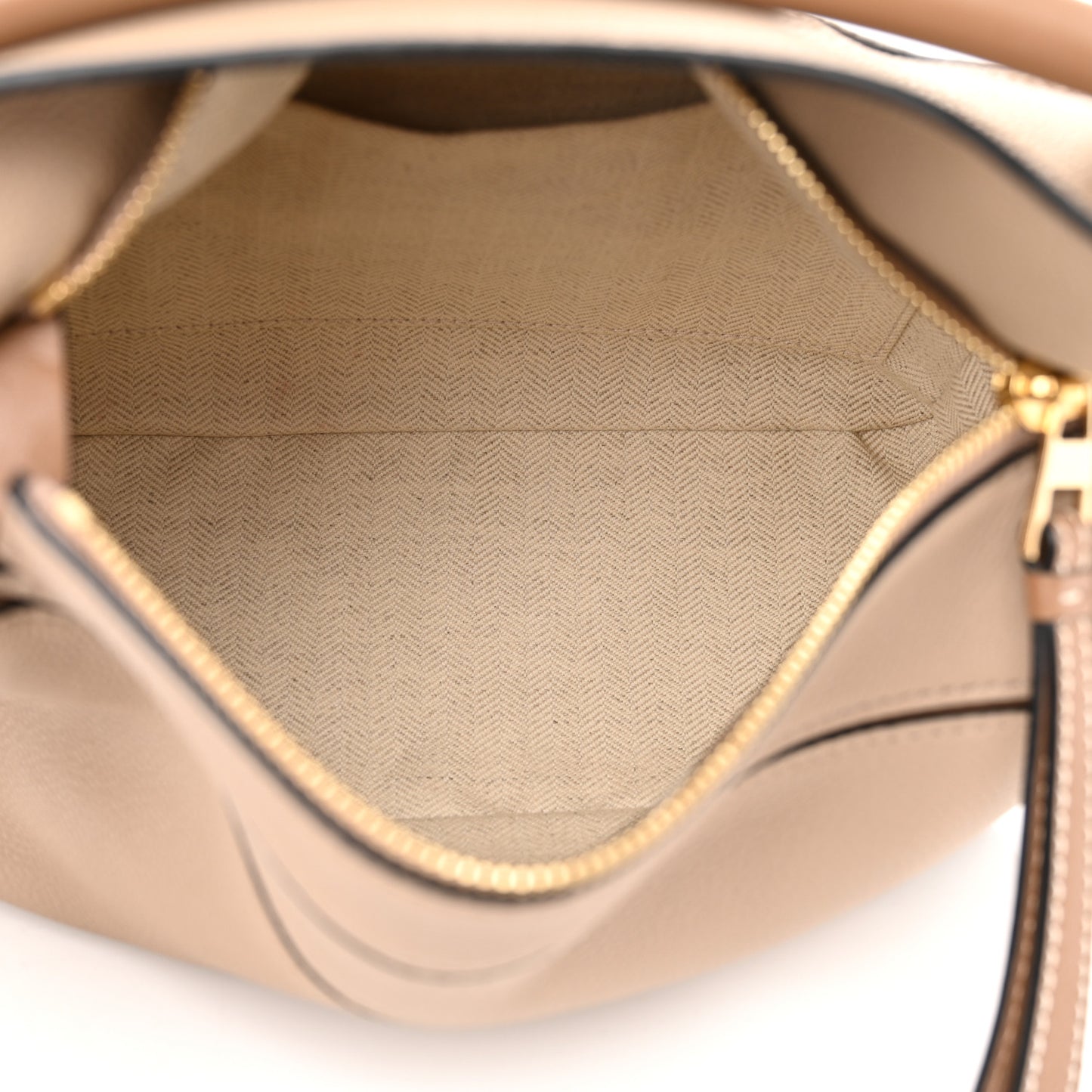 Grained Calfskin Small Puzzle Bag Sand Mink