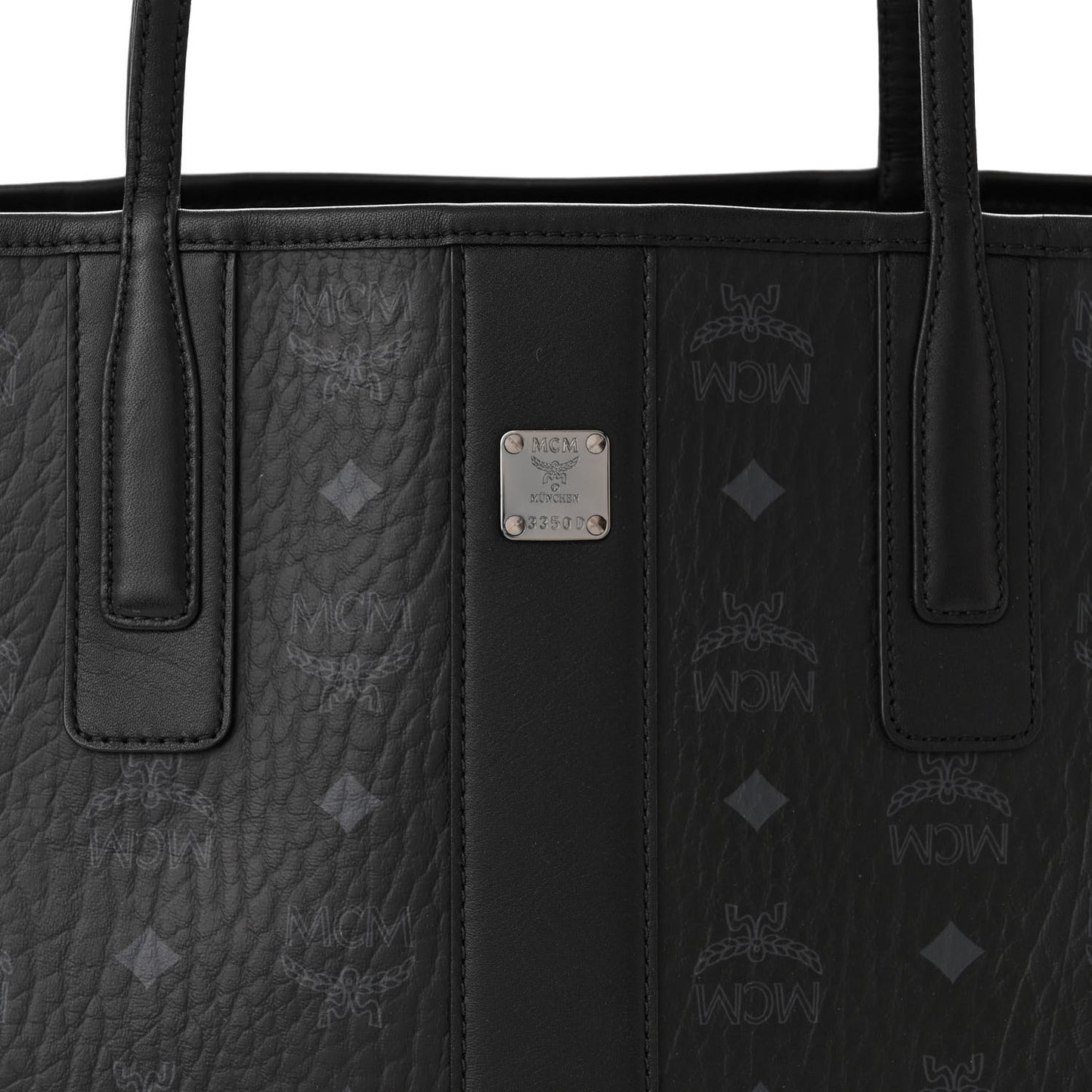 Visetos Small Liz Reversible Shopper Tote Black