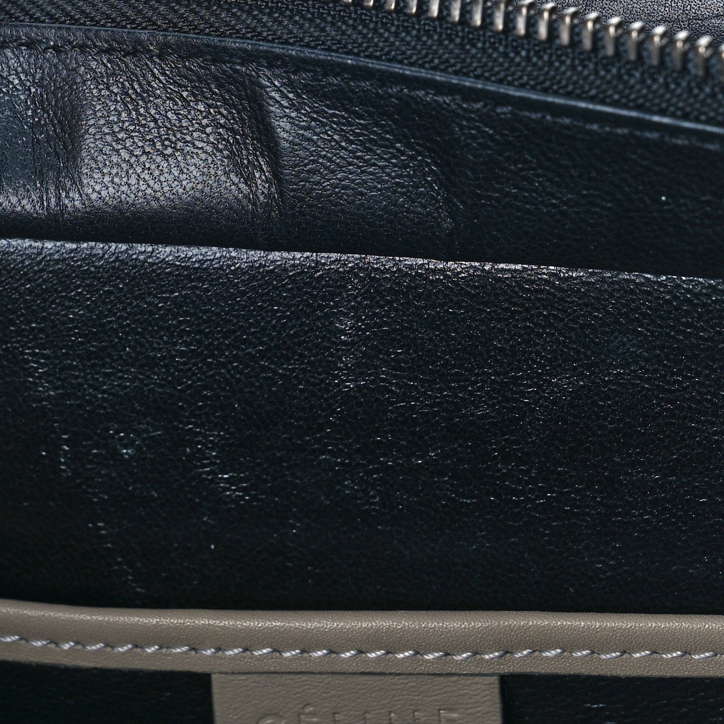 Shiny Smooth Calfskin Tri-color Nano Luggage Quartz