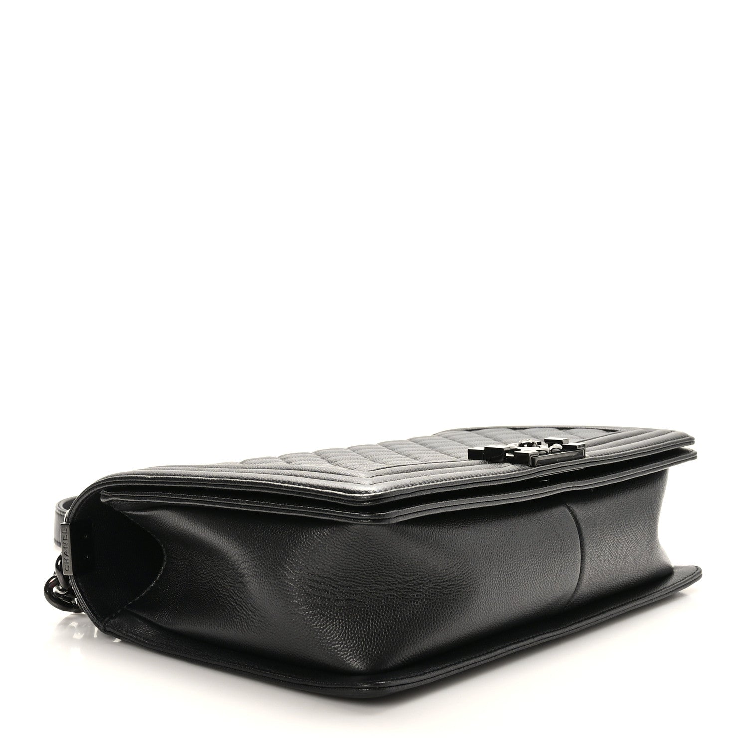 Chanel Caviar Quilted New Medium Boy Flap So Black 4 of 10