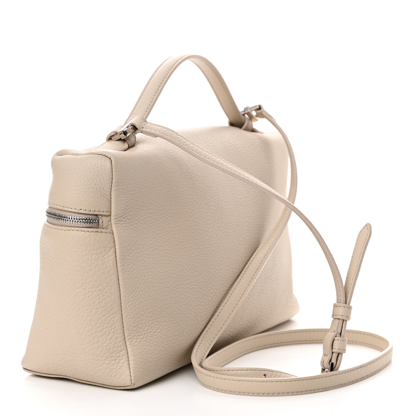 Grained Calfskin Extra Pocket L27 Light Travertine