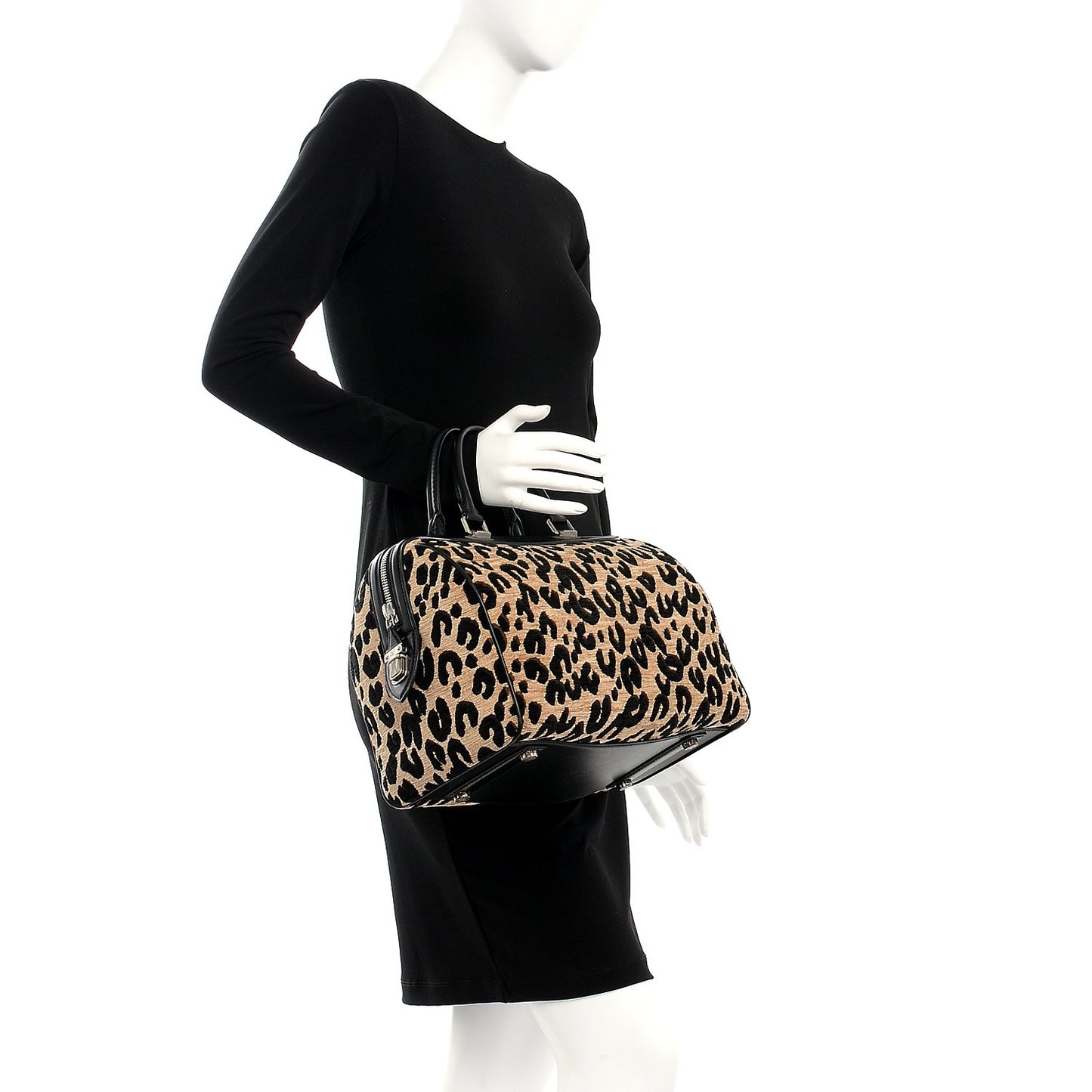 Jacquard Velvet Leopard Print Stephen Sprouse Speedy