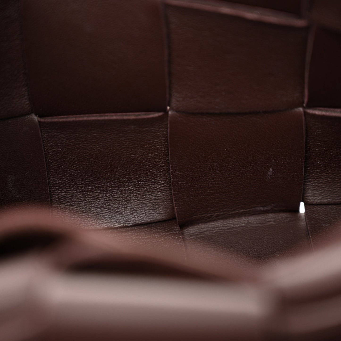 Lambskin Maxi Intrecciato Cassette Crossbody Bag Fondant