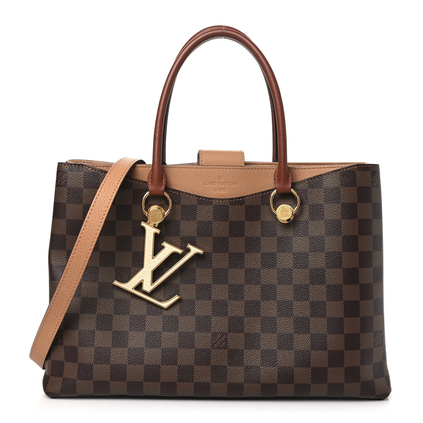 Damier Ebene LV Riverside Creme