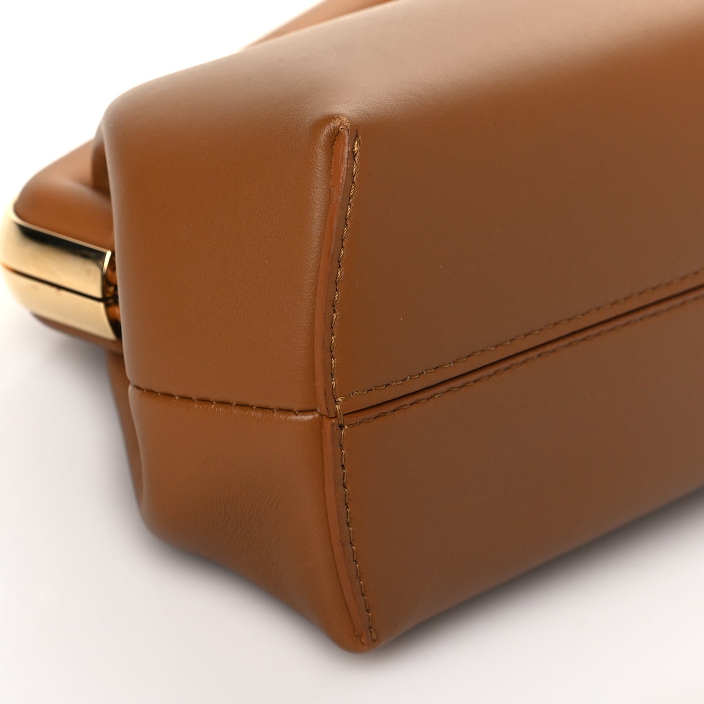 Shiny Nappa Small Fendi First Caramello