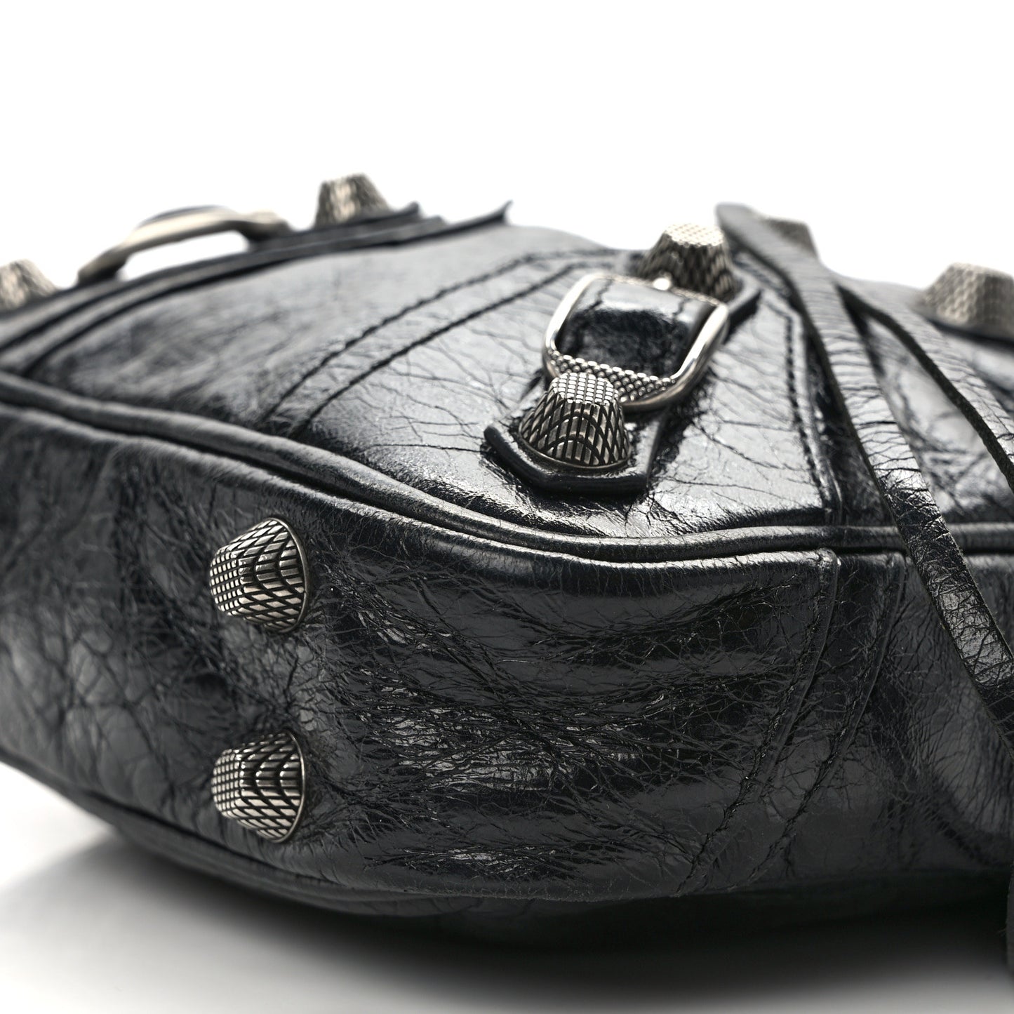 Agneau Arena Le Cagole Crossbody Bag Black