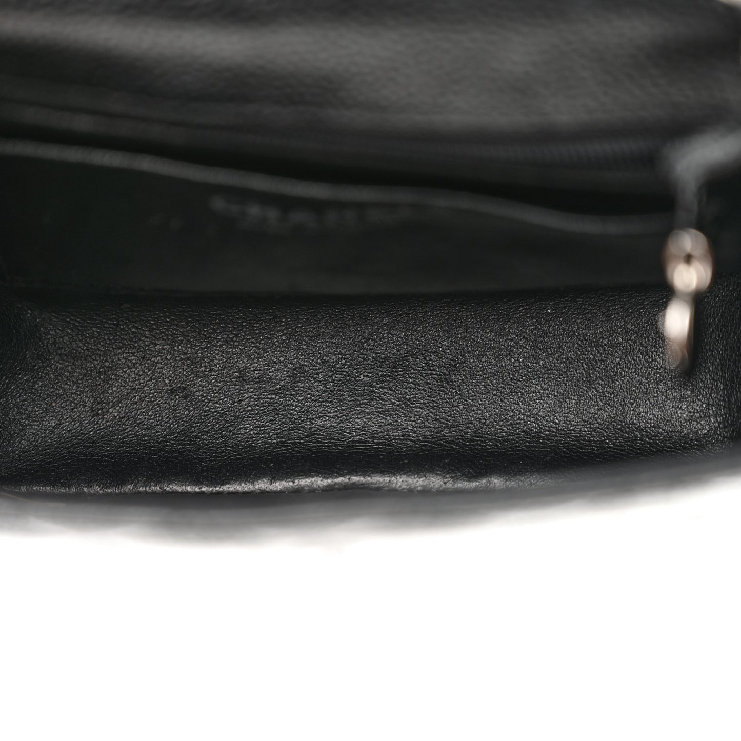 Caviar Quilted Mini Square Flap Black