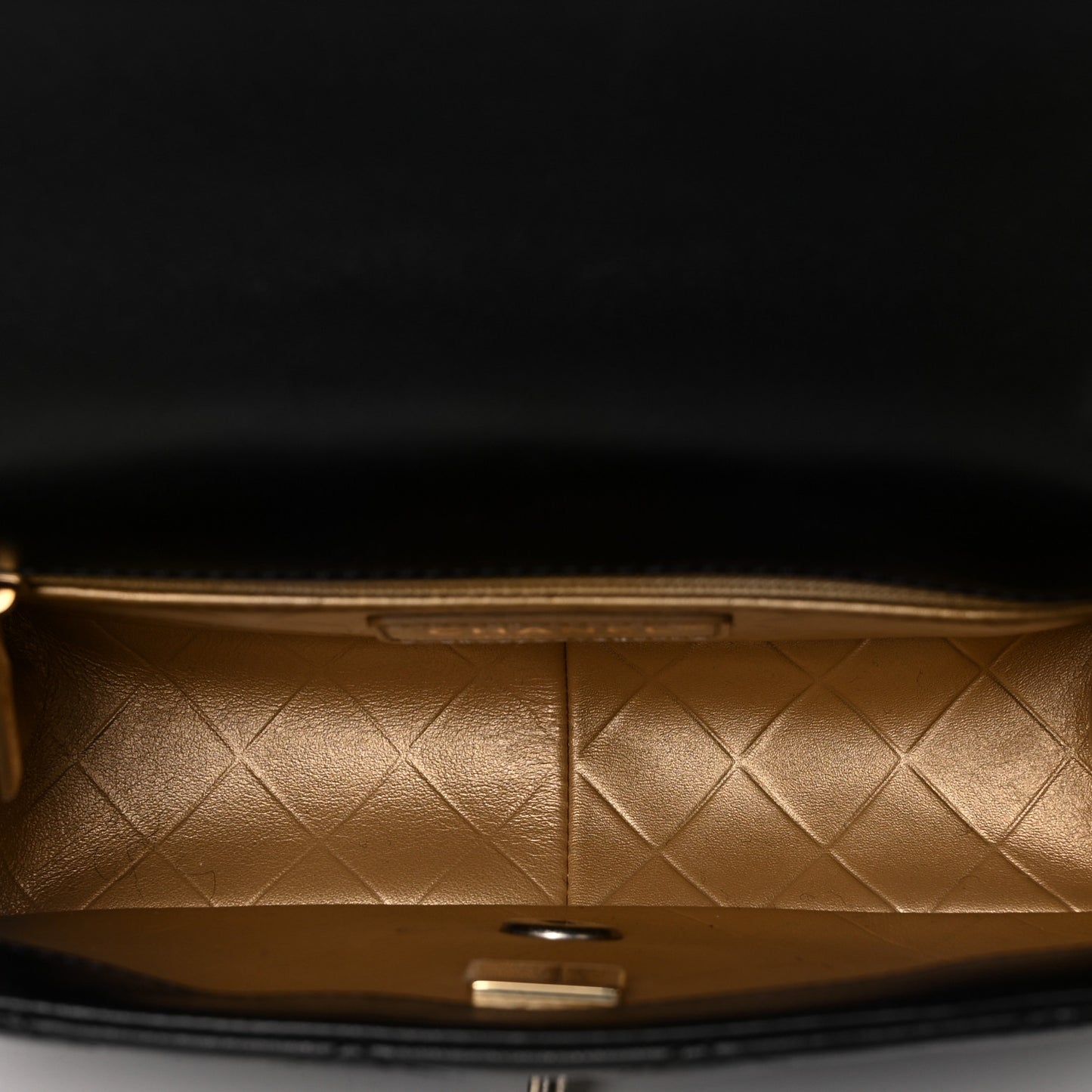 Lambskin Quilted Small Coco Clips Single Flap Black