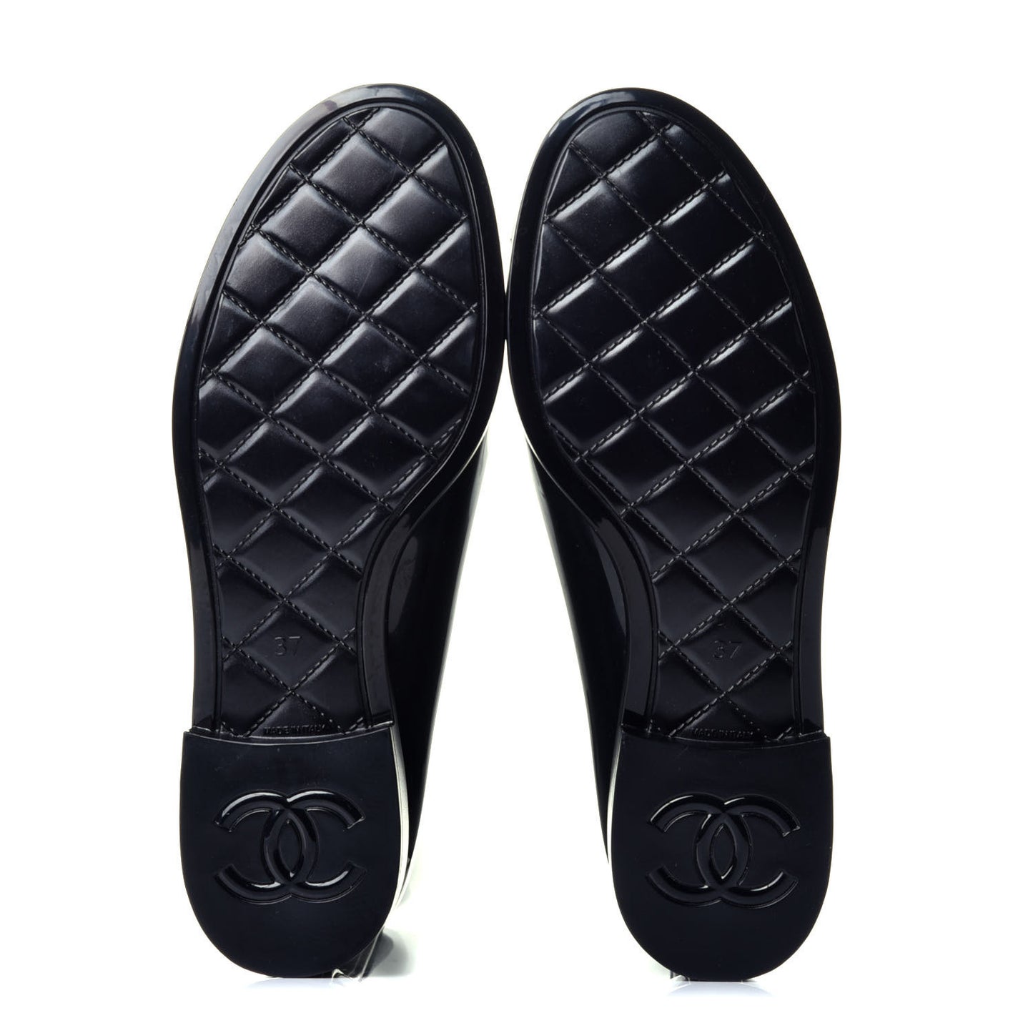 Rubber Rain Boots 37 Black