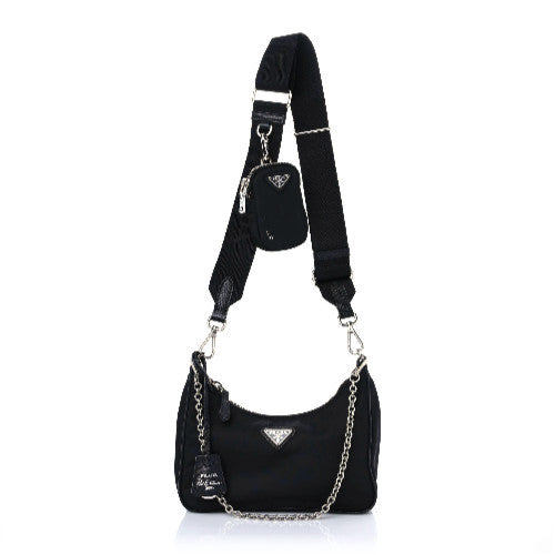 Nylon Re-Edition 2005 Shoulder Bag Black