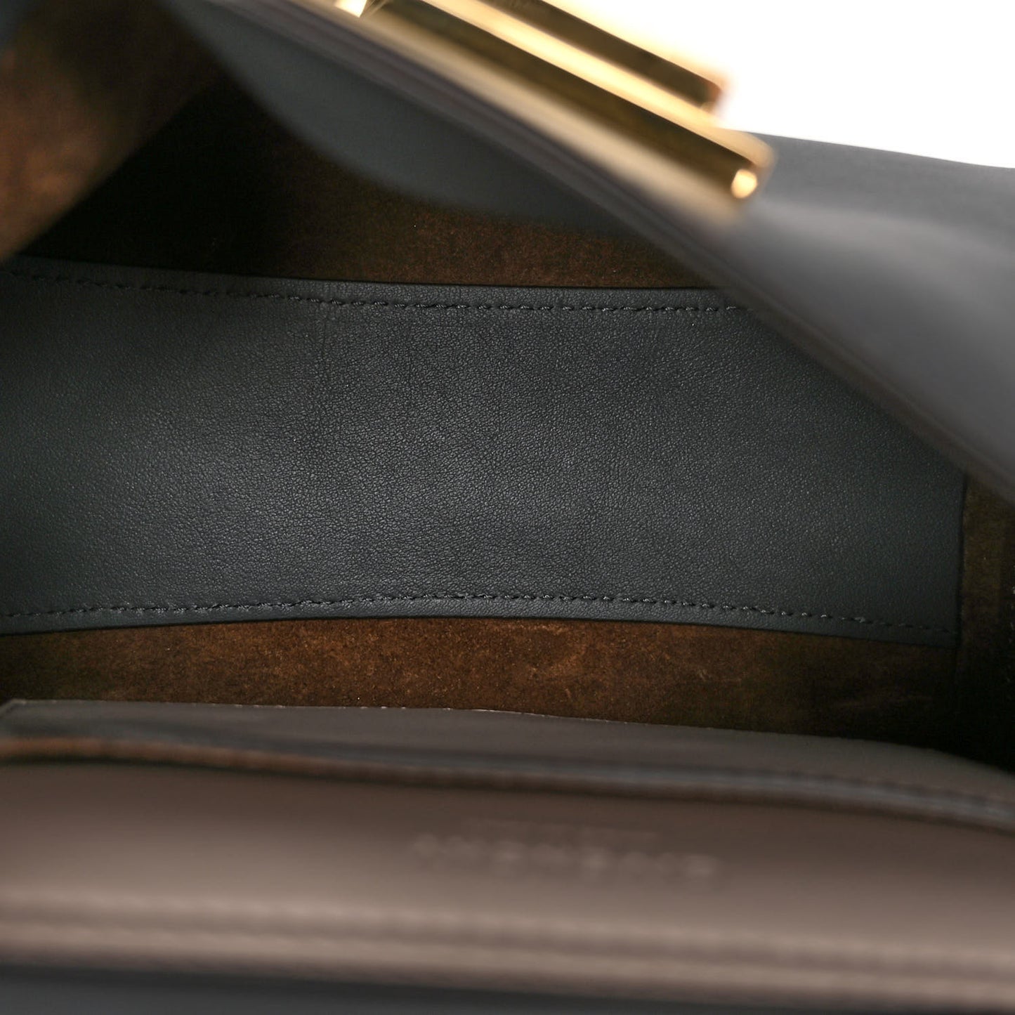 Calfskin Mini Mystic Shoulder Bag Storm Grey