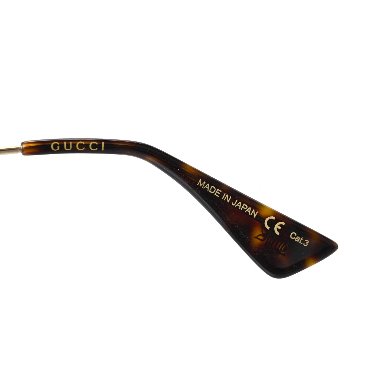 Gucci Metal Web Aviator Sunglasses GG0062S Green Red 5 of 7