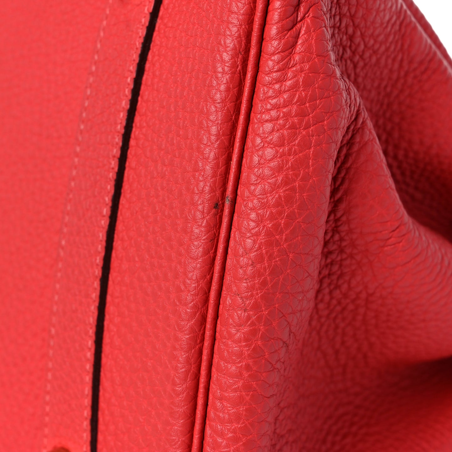 Togo Birkin 35 Rouge Pivoine