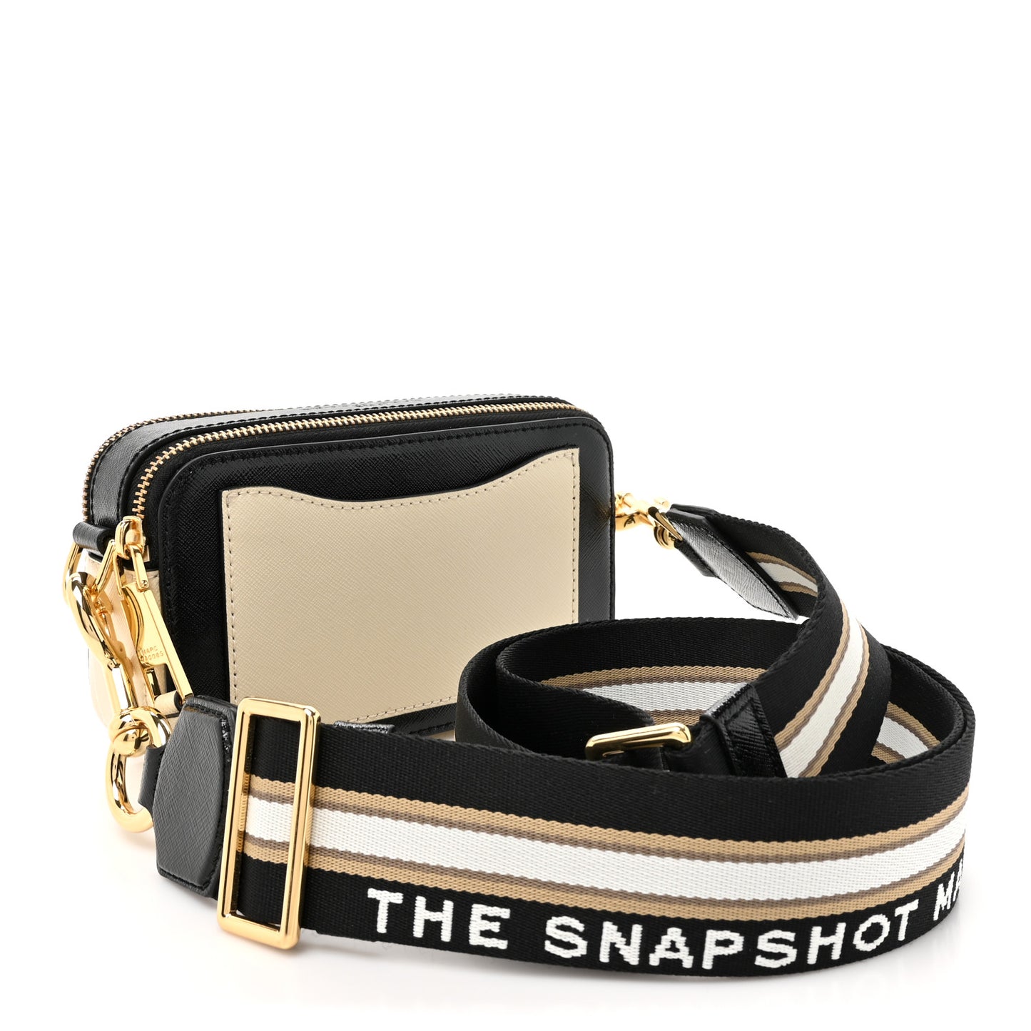 Saffiano Small Snapshot Camera Bag New Cloud White Multicolor