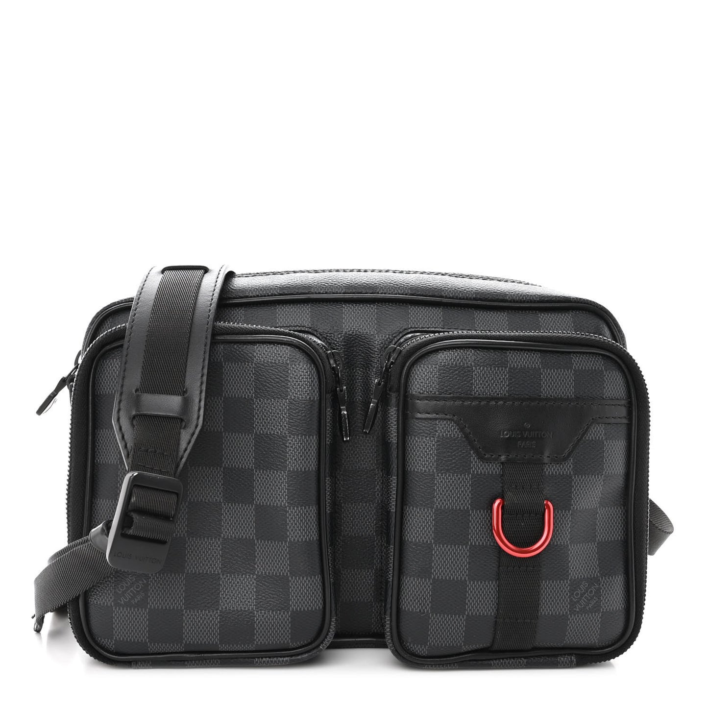 Damier Graphite Utility Messenger