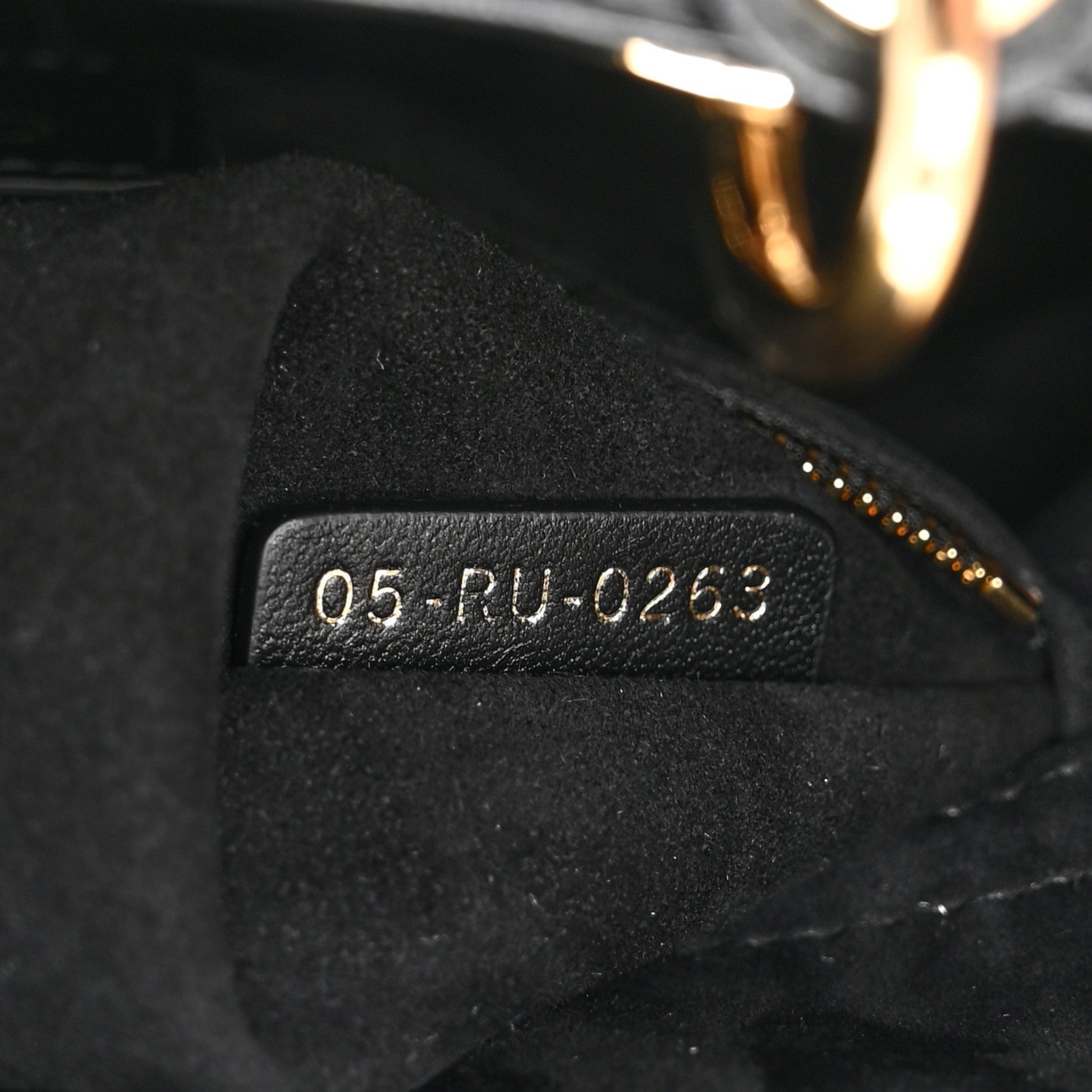 Christian Dior Lambskin Cannage Small My ABCDior Lady Dior Black 7 of 10