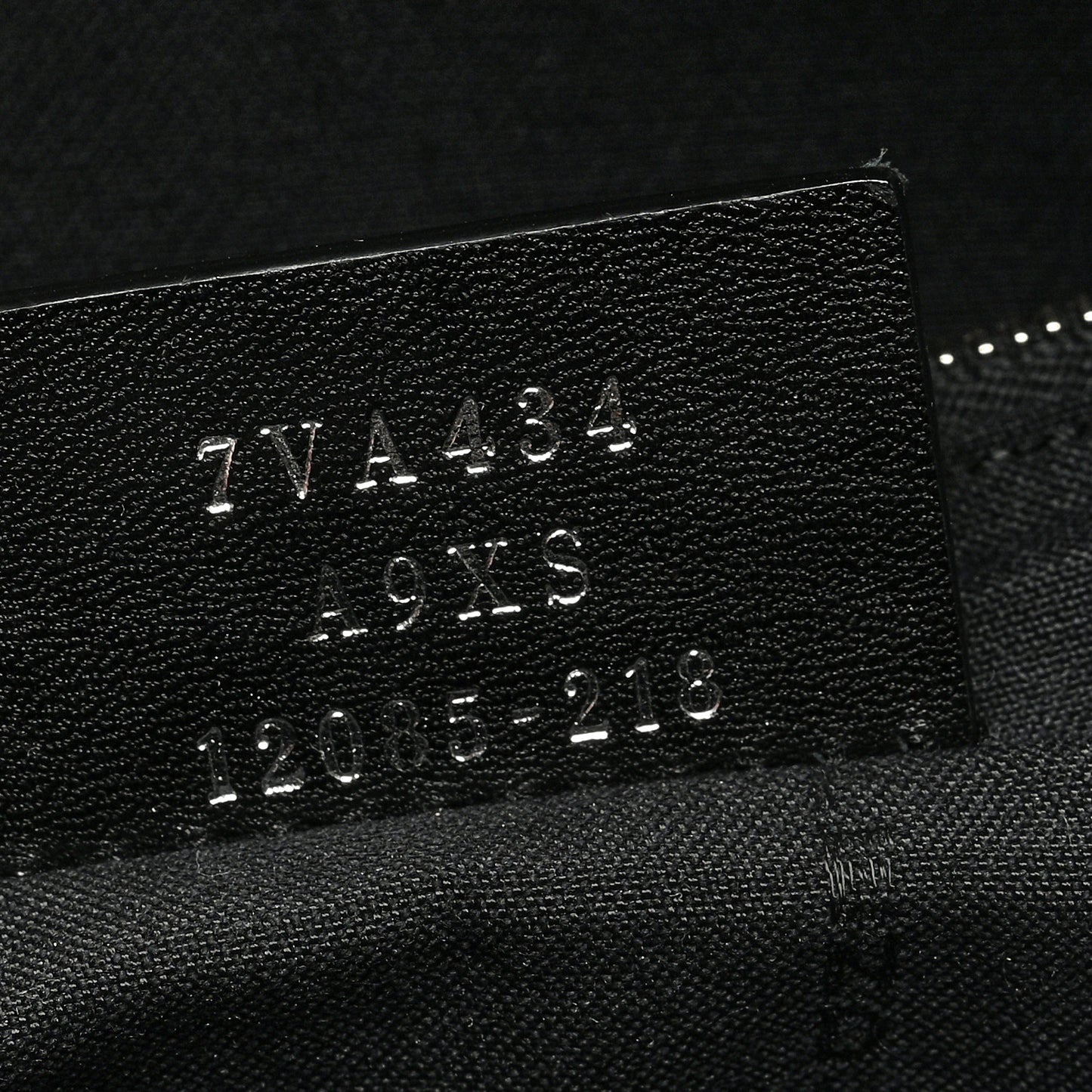 Glazed Fabric Vitello Liberty FF 1974 Diagonal Belt Bag Black Sunflower