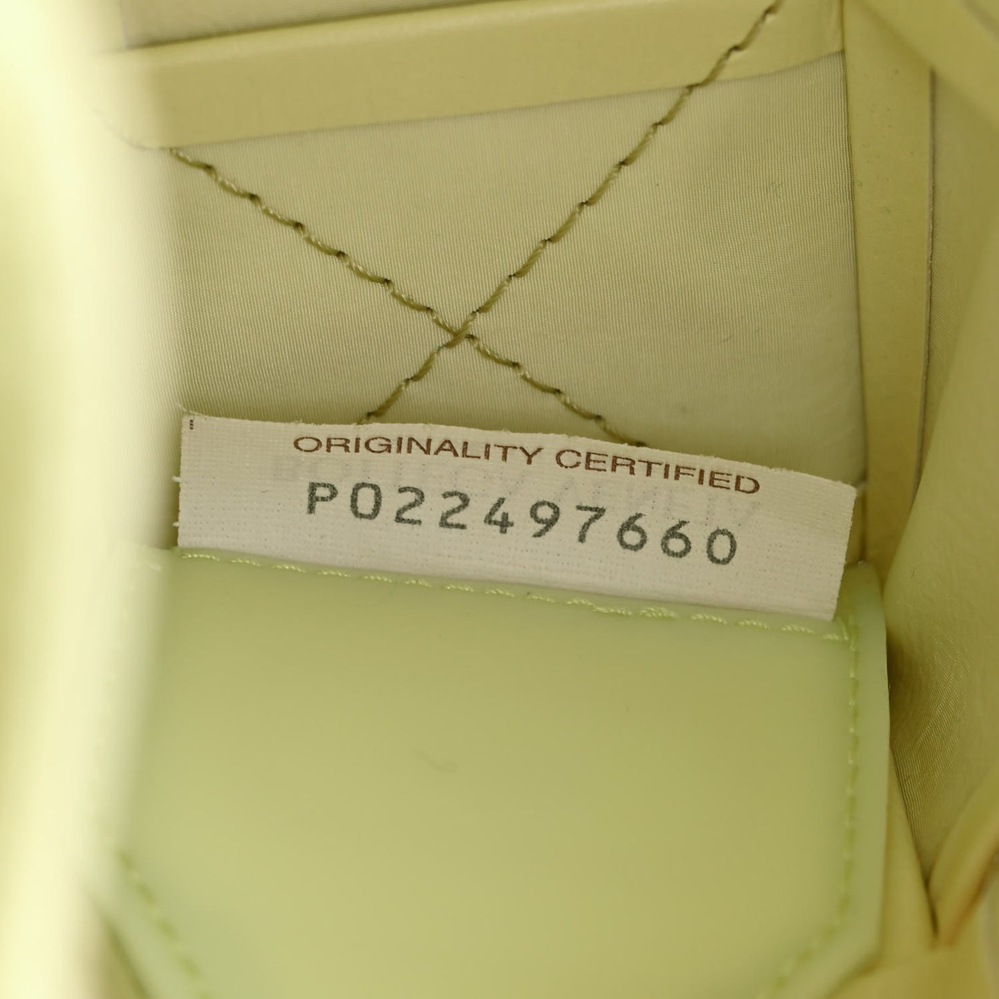 Calfskin Intrecciato Cassette Crossbody Bag Lemon Washed
