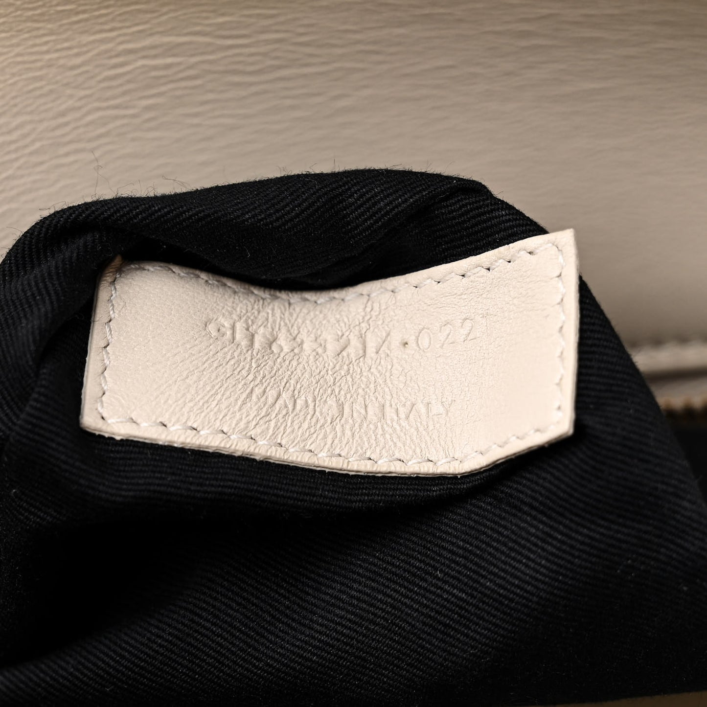 Smooth Calfskin Carre Satchel Crema Soft