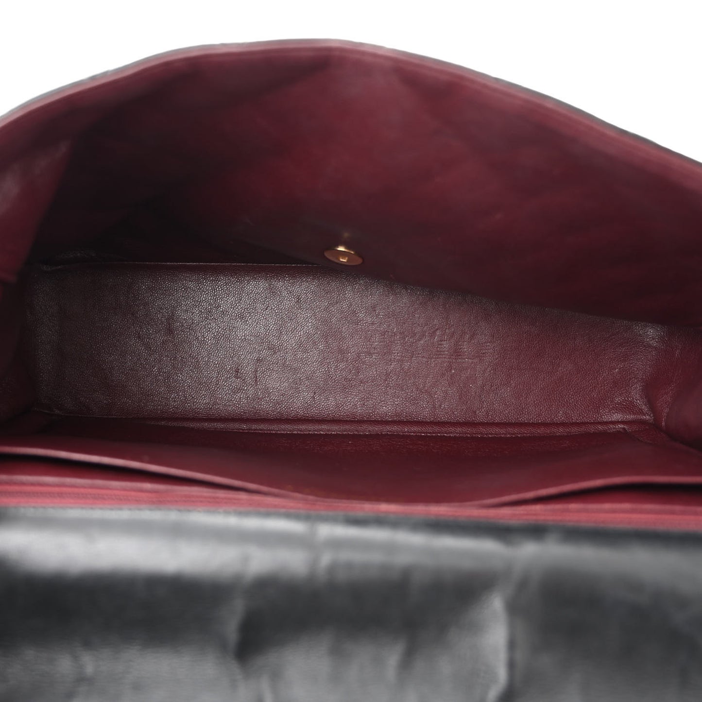 Lambskin Quilted Maxi Single Flap Black