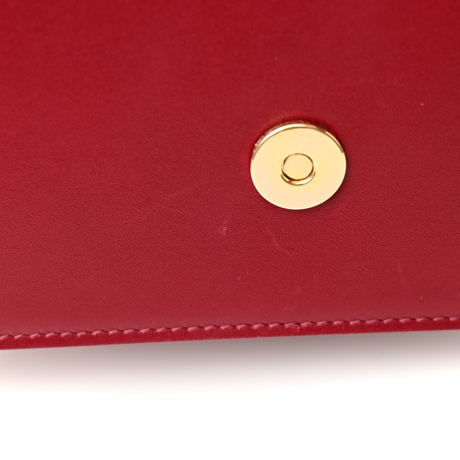 Alexander McQueen Calfskin Knuckle Crossbody Red 11 of 13