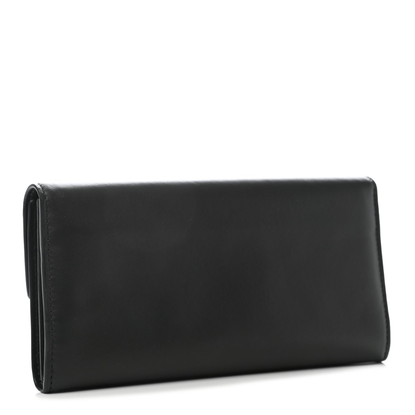 Nappa Flowers Continental Flap Wallet Grey