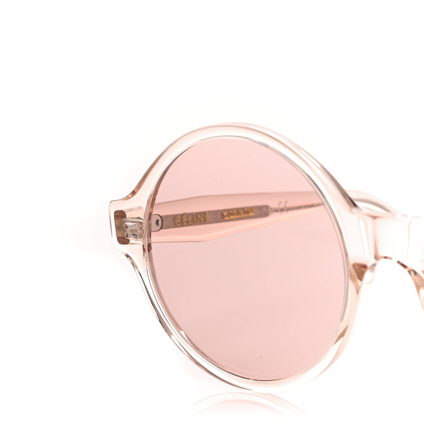 Round Sunglasses CL 40051/I Transparent Light Pink