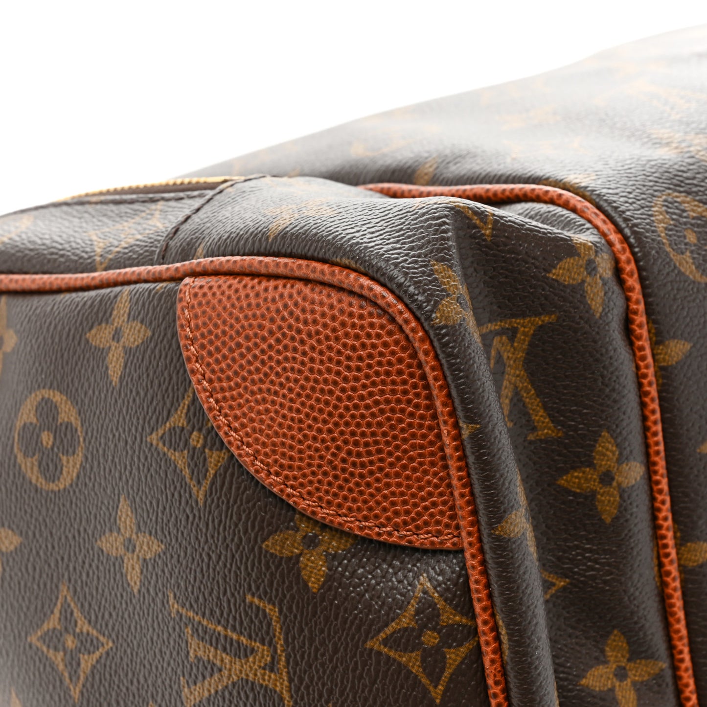 X NBA Monogram Grain Cowhide Ball Keepall Trio Pocket Bag