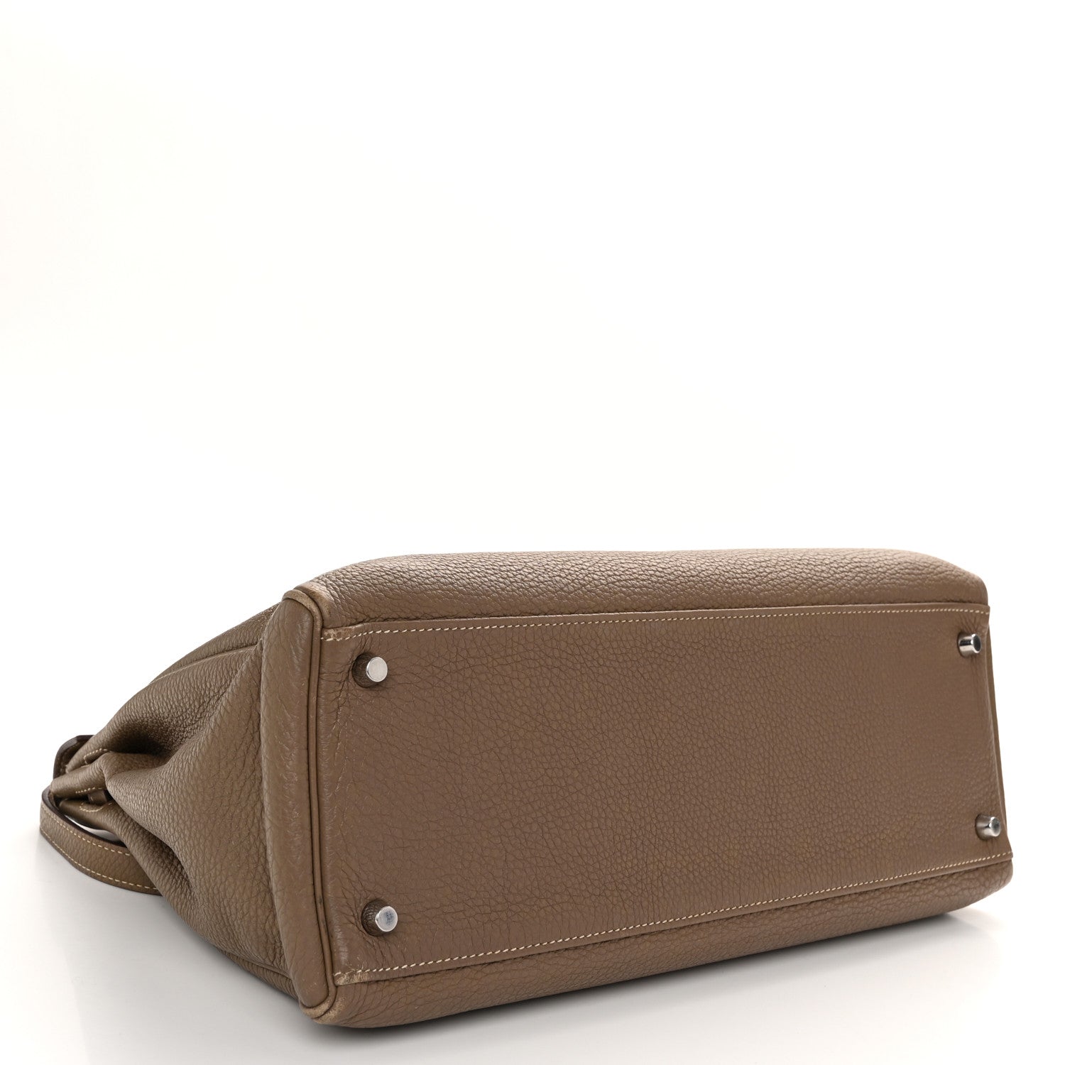 Hermes Togo Kelly Retourne 35 Etoupe 4 of 14