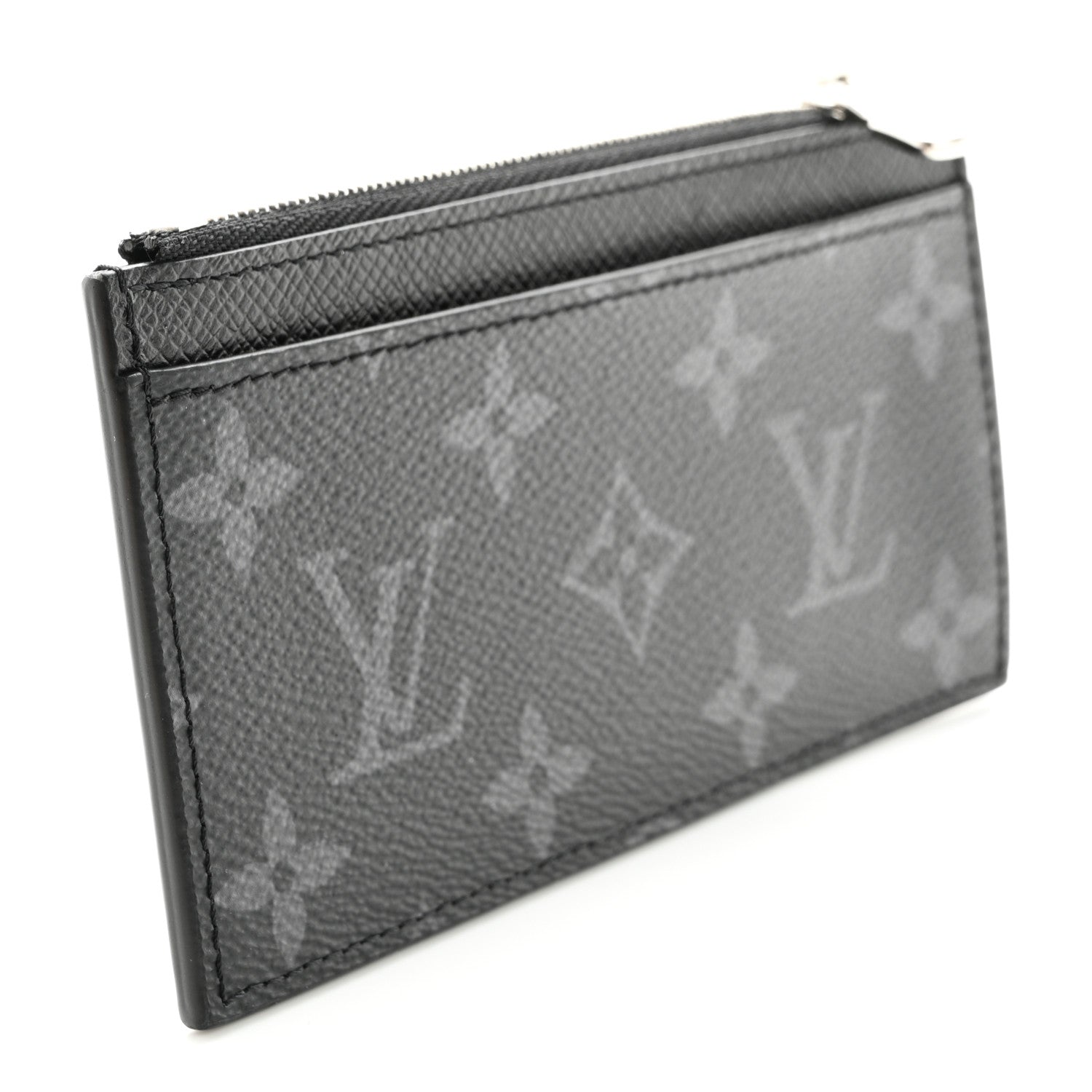 Louis Vuitton Monogram Eclipse Taiga Coin Card Holder 3 of 9