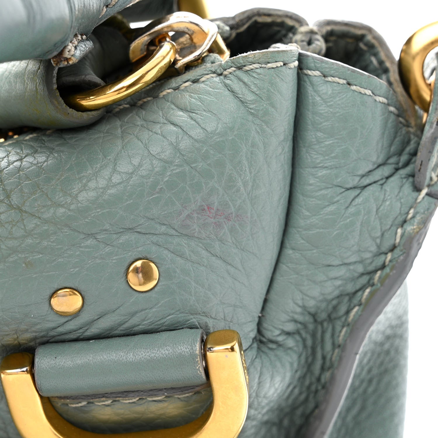 Chloe Calfskin Medium Marcie Satchel Fresh Mint 14 of 18