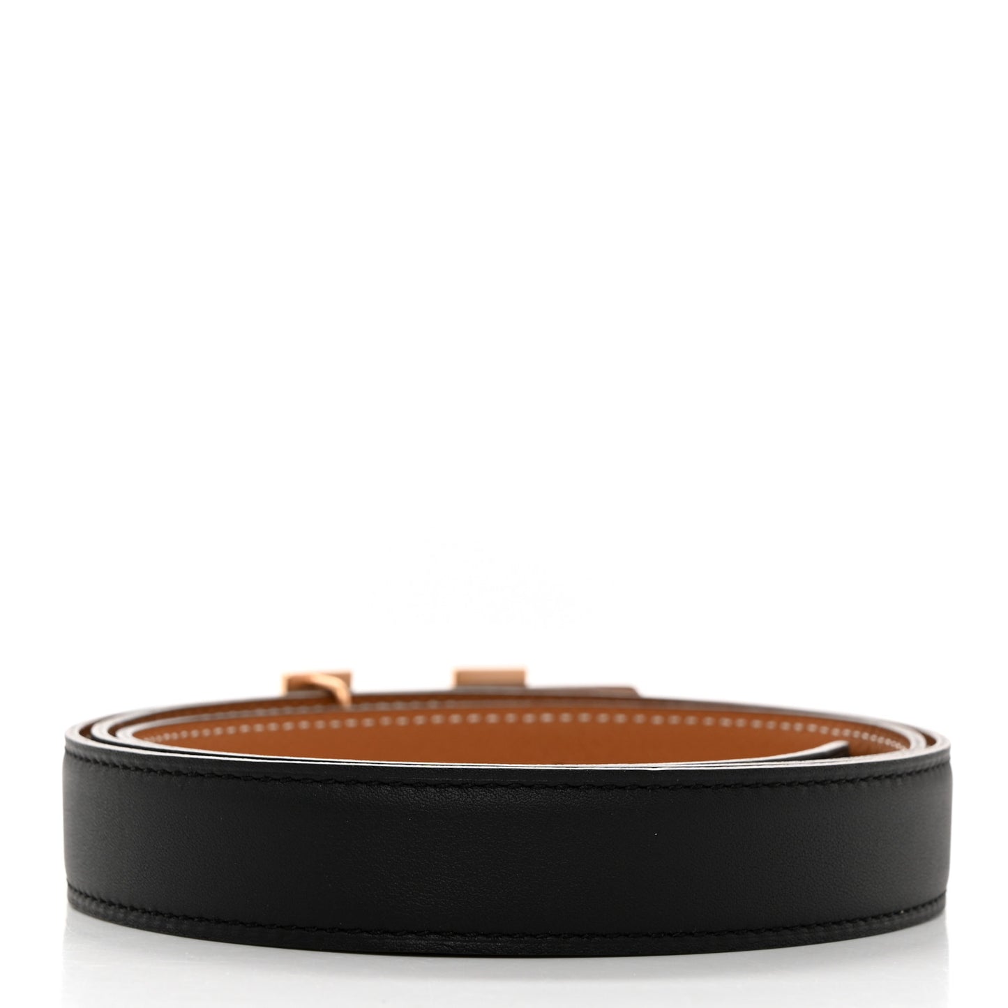 Swift Epsom 24mm Mini H Belt 95 38 Black Gold