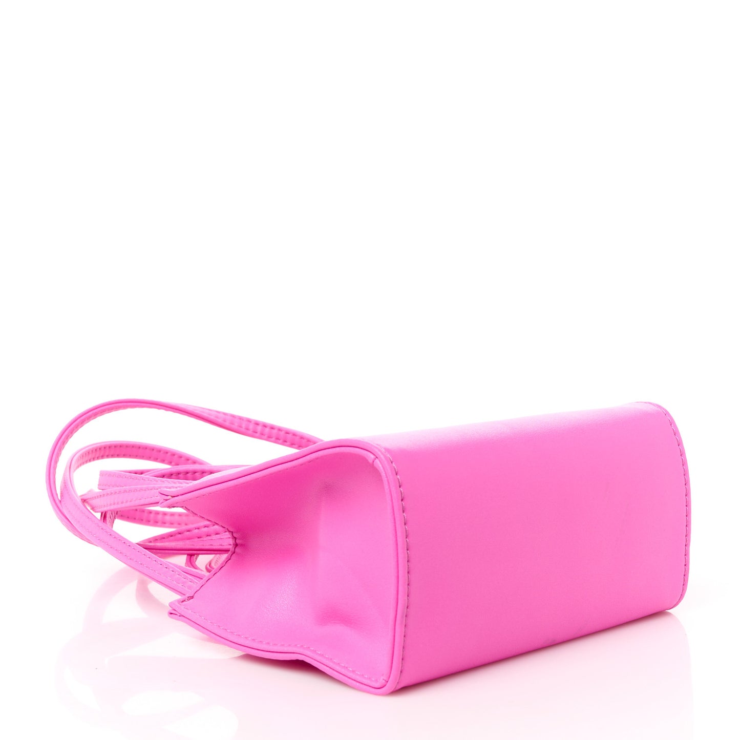 Vegan Leather Small Shopping Bag Azalea