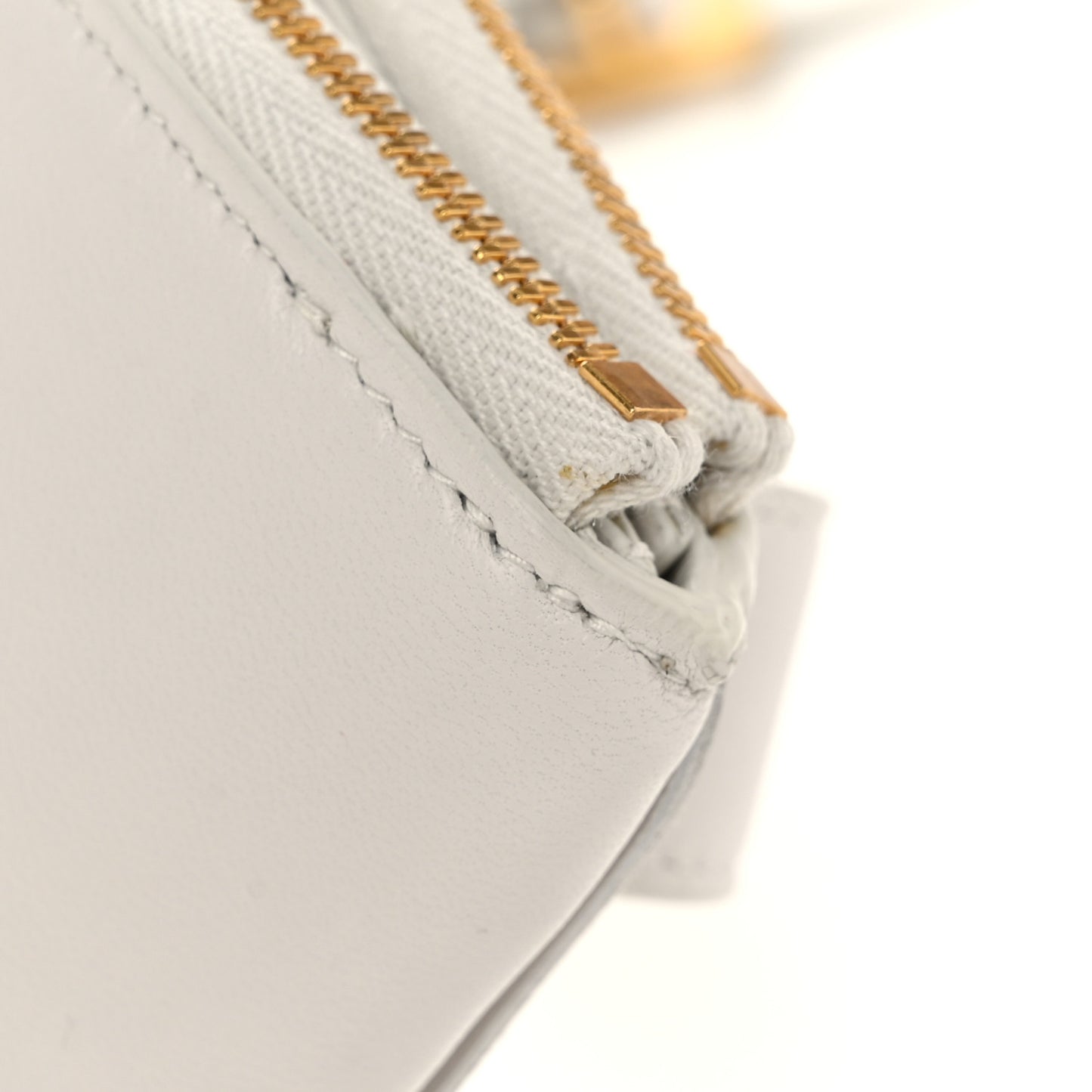 Nappa Maxi Intrecciato Hexagon Belt Bag White