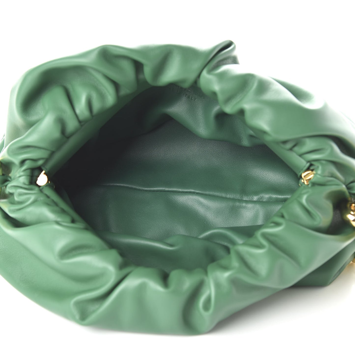 Calfskin The Pouch Chain Racing Green
