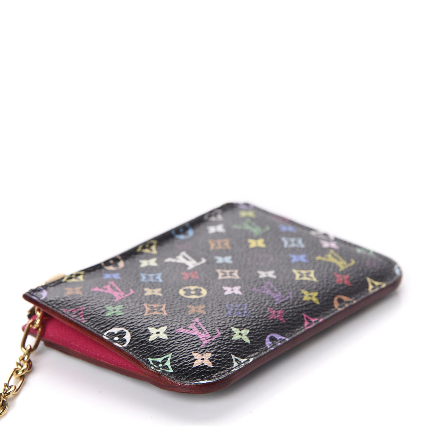Monogram Multicolor Key Pouch Black Grenade