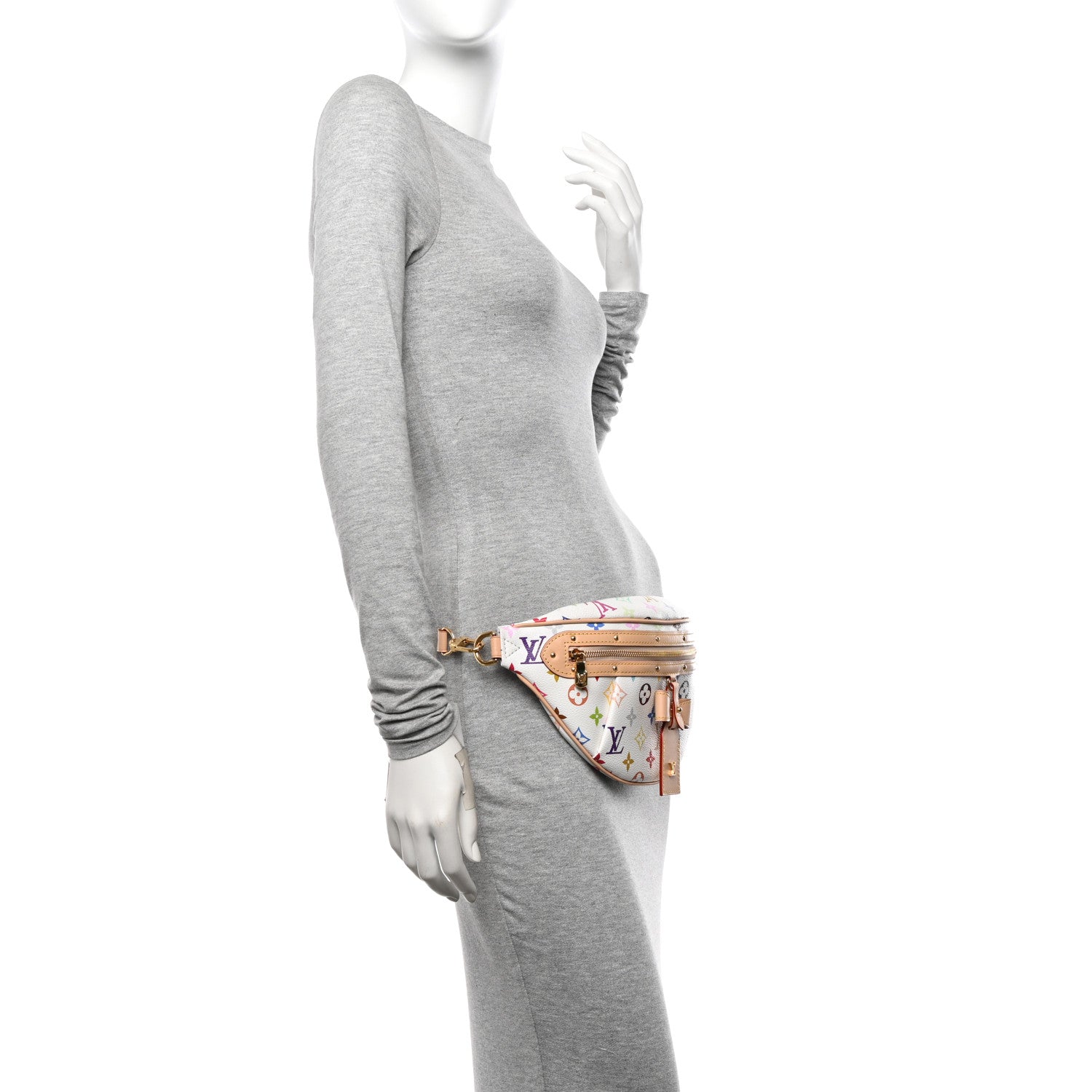 Louis Vuitton LV X TM Monogram Multicolor High Rise Bumbag White 2 of 10