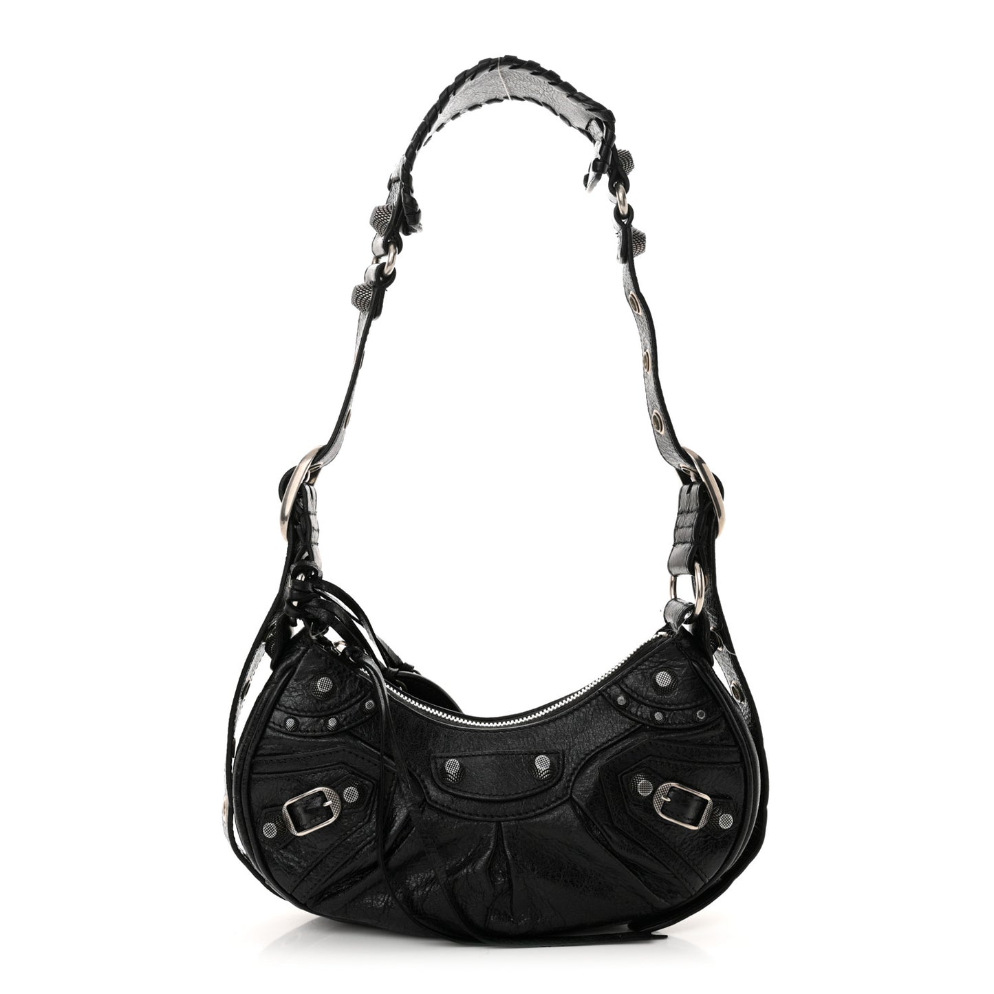 Agneau Arena Le Cagole Shoulder Bag XS Black