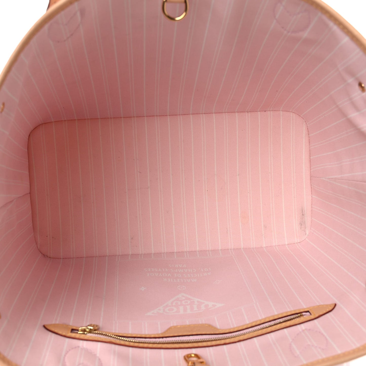 Monogram Giant By The Pool Neverfull MM Light Pink