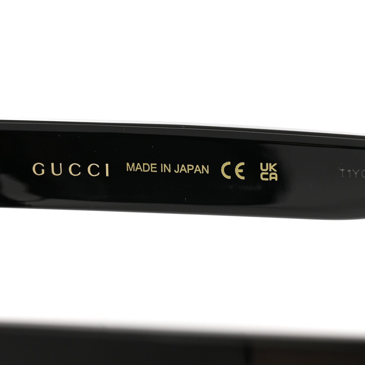 Acetate Round Sunglasses GG 0035S Black