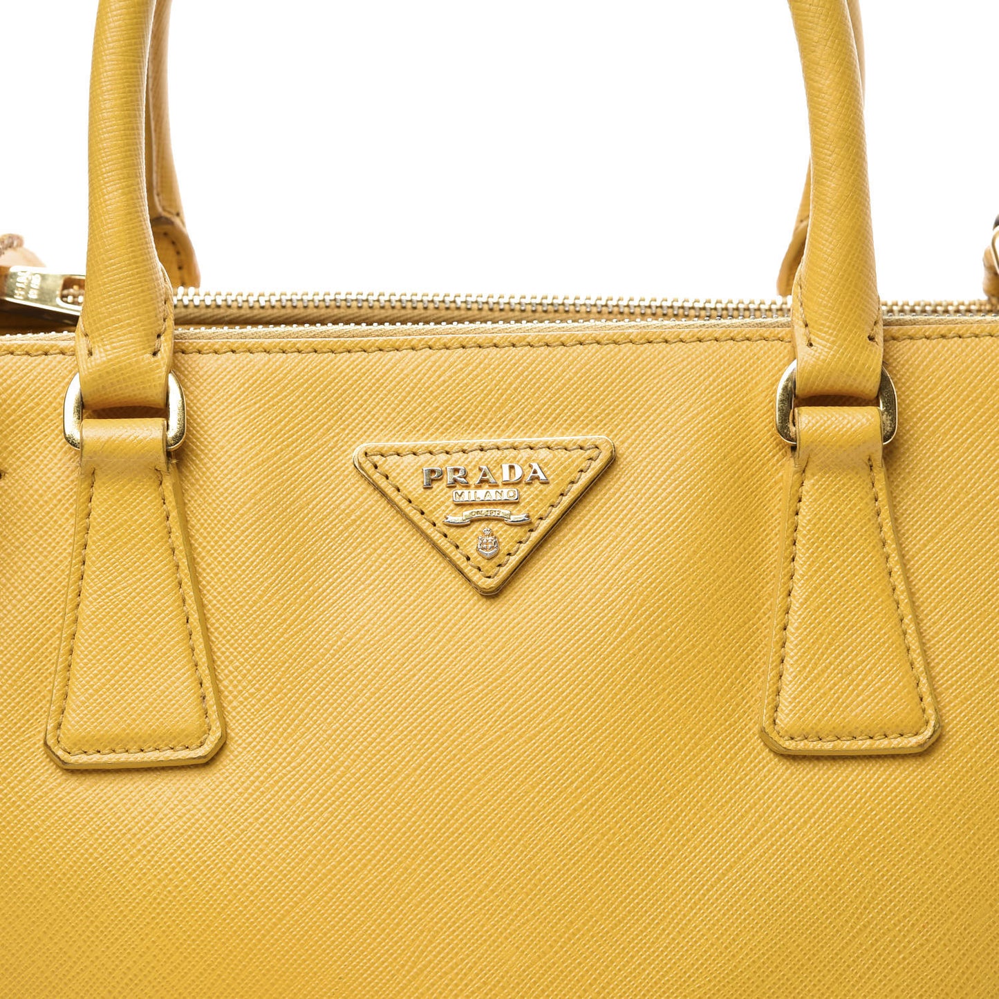 Saffiano Small Galleria Double Zip Tote Mimosa