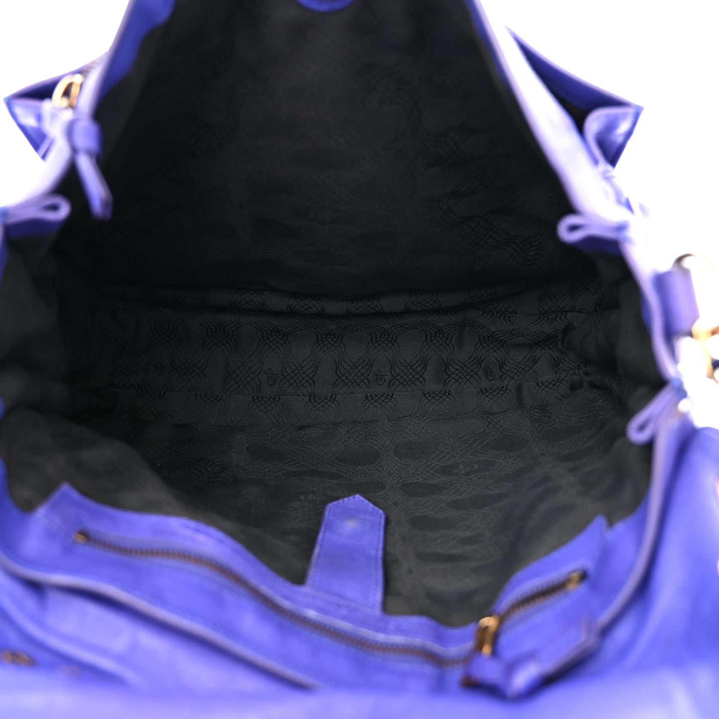 Lambskin PS1 Large Satchel Purple Rain
