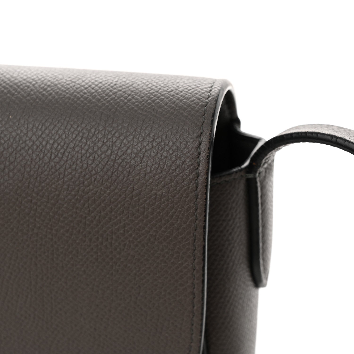 Celine Grained Calfskin Medium Trotteur Grey 14 of 15