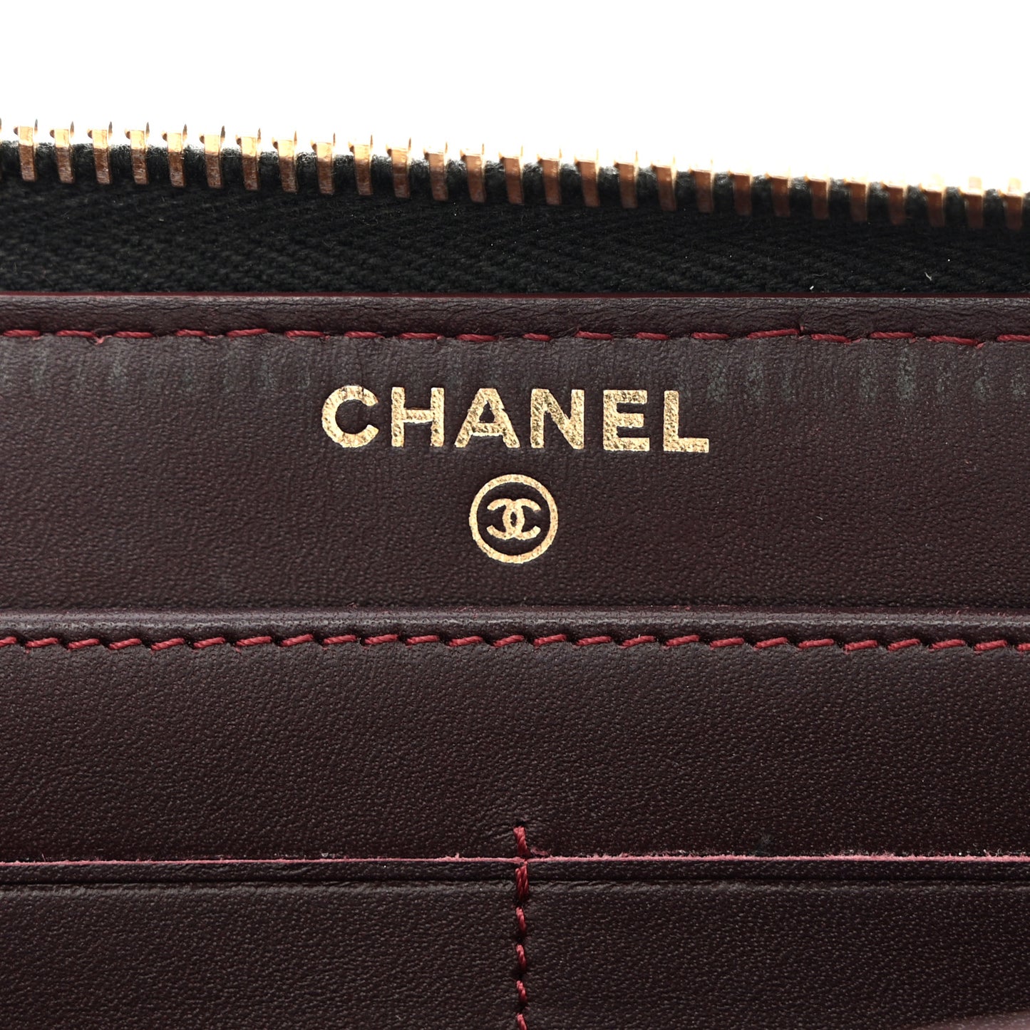 Caviar Quilted Large Gusset Zip Around Wallet Black