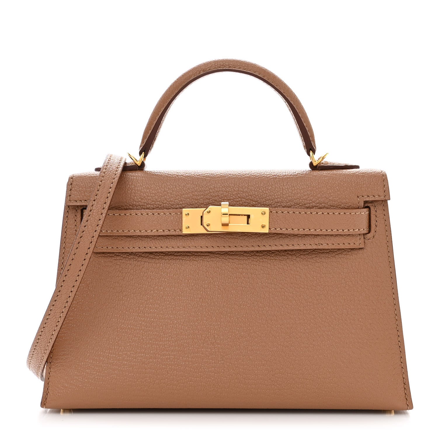 Hermes Chevre Mysore Mini Kelly Sellier 20 Quebracho 1373185